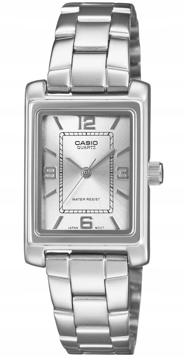 Classic women's watch on bracelet Casio LTP-1234PDD ZIBI + Box