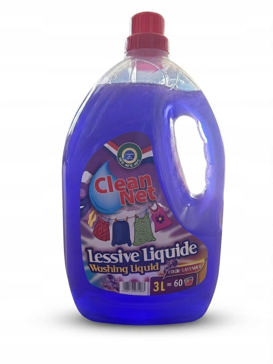 Clean Net - Colour Lavenda 3L Washing Liquid