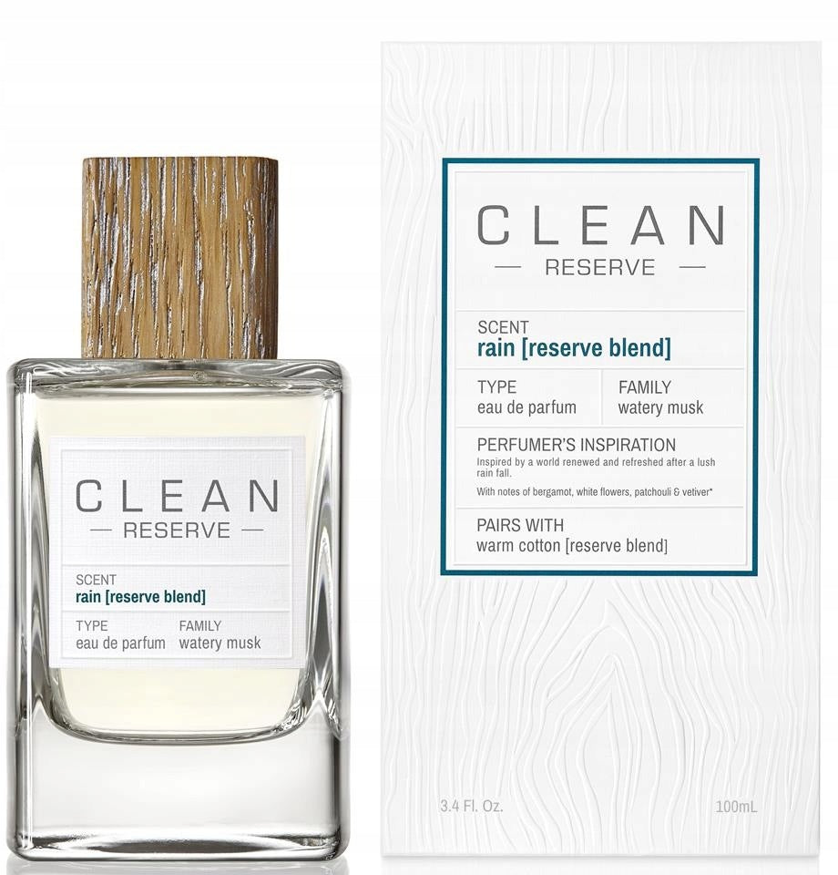 Clean , Rain [Reserve Blend], Eau De Parfum, For Women, 100 ml