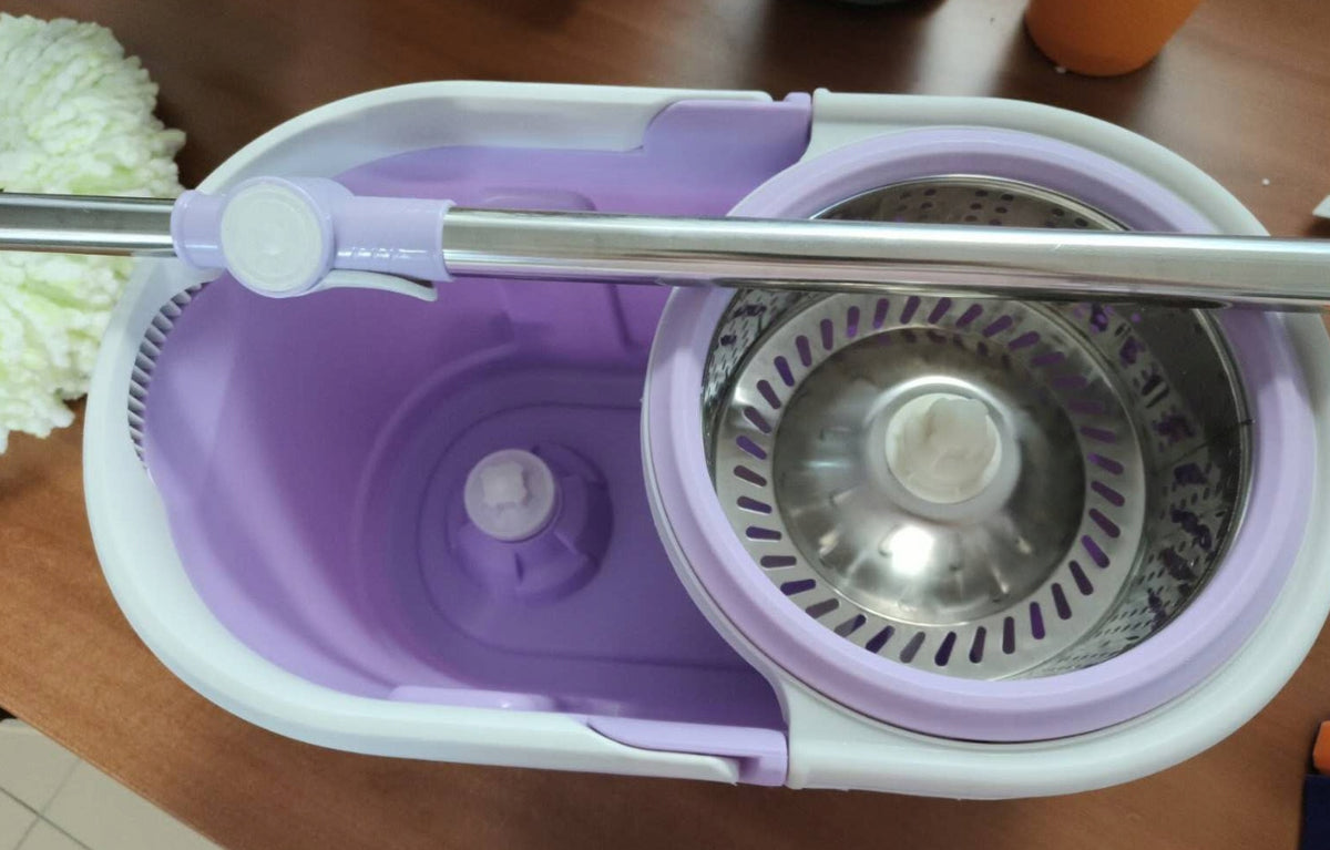 Clean Twist Mop Ergo Kit, Rotary Mop 360° Purple Colors Packaging status original