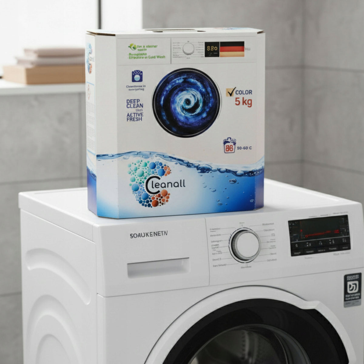 CleanAll Color Washing Powder 5KG High Quality Freshness Germany Manufacturer code 960