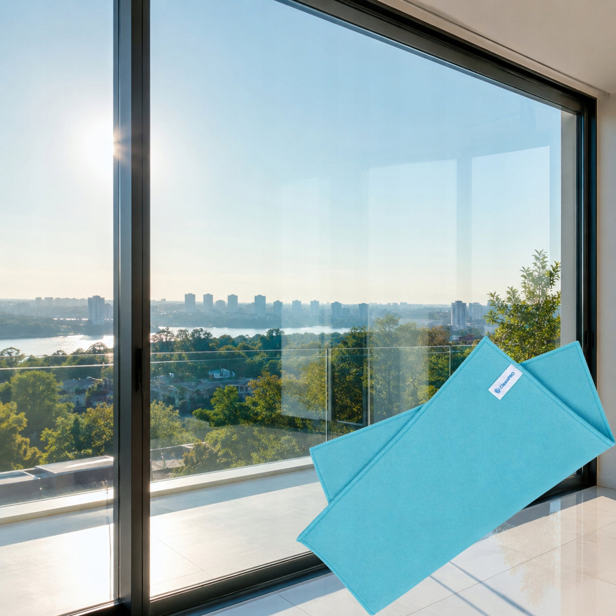 CleanPRO Window, Mirror, Glasses and Glasses Cloth 40x40 cm with Microfiber Manufacturer code f-151