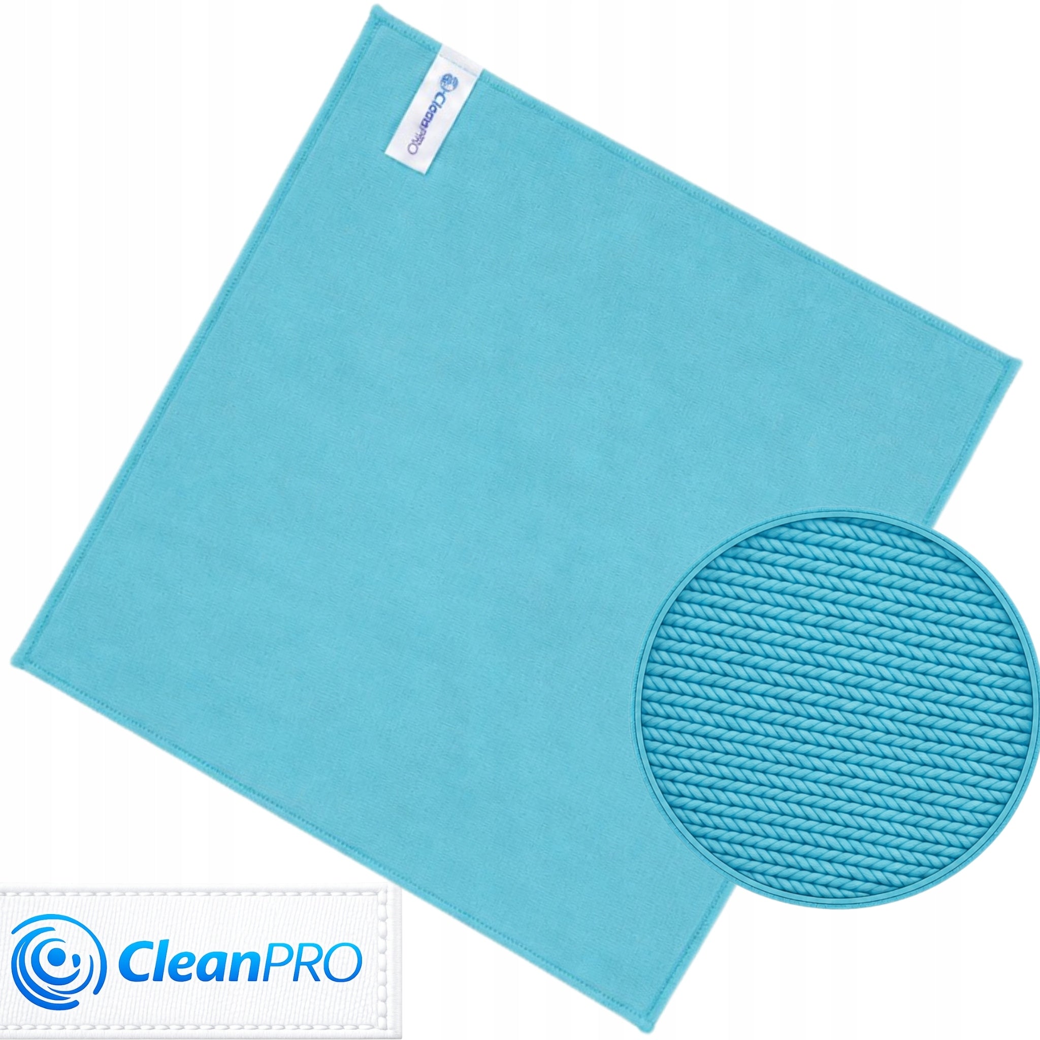 CleanPRO Window, Mirror, Glasses and Glasses Cloth 40x40 cm with Microfiber