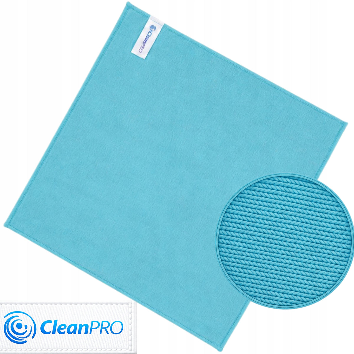 CleanPRO Window, Mirror, Glasses and Glasses Cloth 40x40 cm with Microfiber