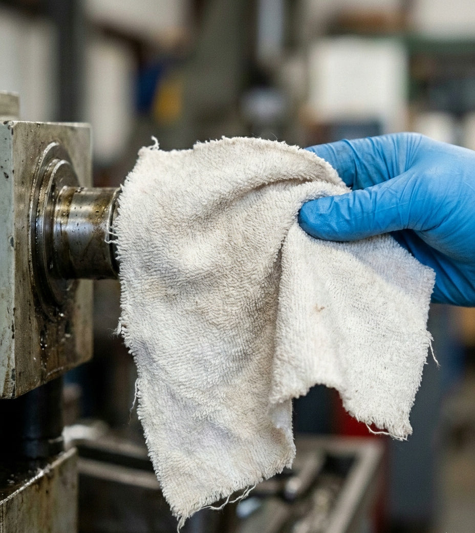 Cleaner Cotton Industrial White Towel Soft Super Absorbent 4 KG Manufacturer code CZYŚCIWO BAWEŁNIANE PRZEMYSŁOWE BIAŁE RĘCZNIK
