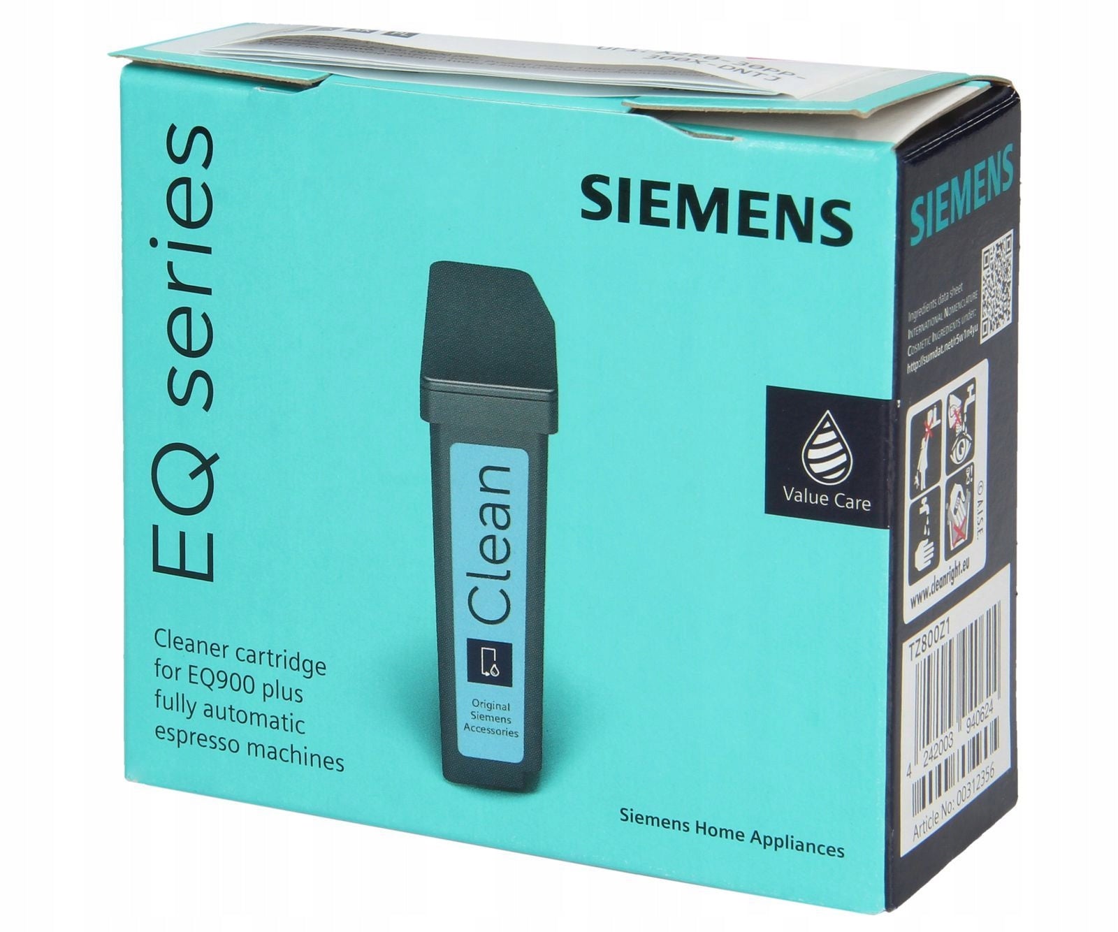 Cleaner Siemens TZ800Z1 Manufacturer code KL69166R24