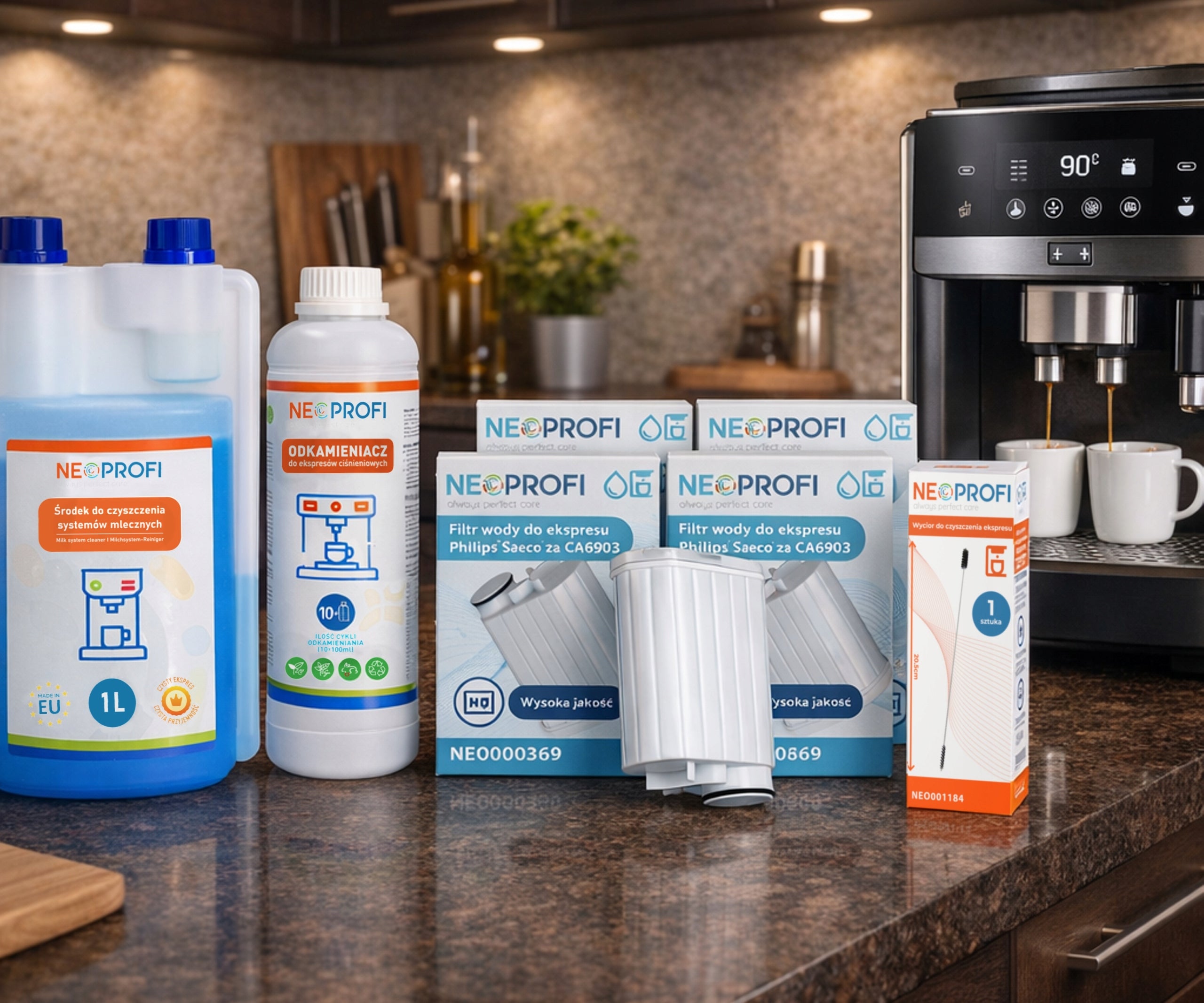 Cleaners for coffee machine filters | NeoProfi Philips Saeco Manufacturer code NEO002738