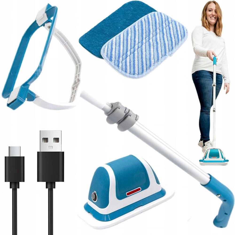 Cleaning Brush Telescopic Mop VIBRATION SCRUBBER WITH 180° ROTATION