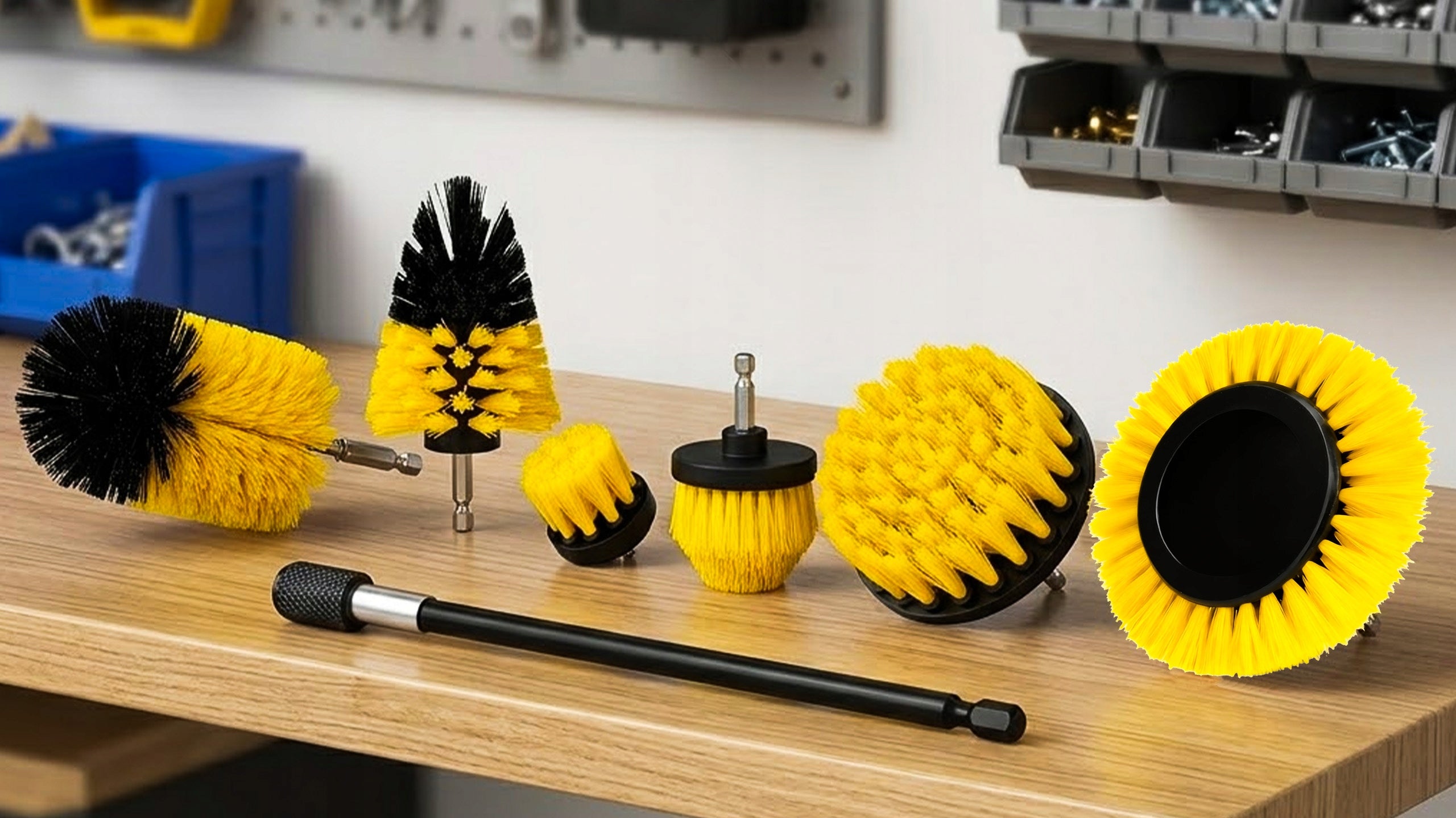 Cleaning Brushes Multi-Purpose for Drill Screwdriver Pads Brand no brand