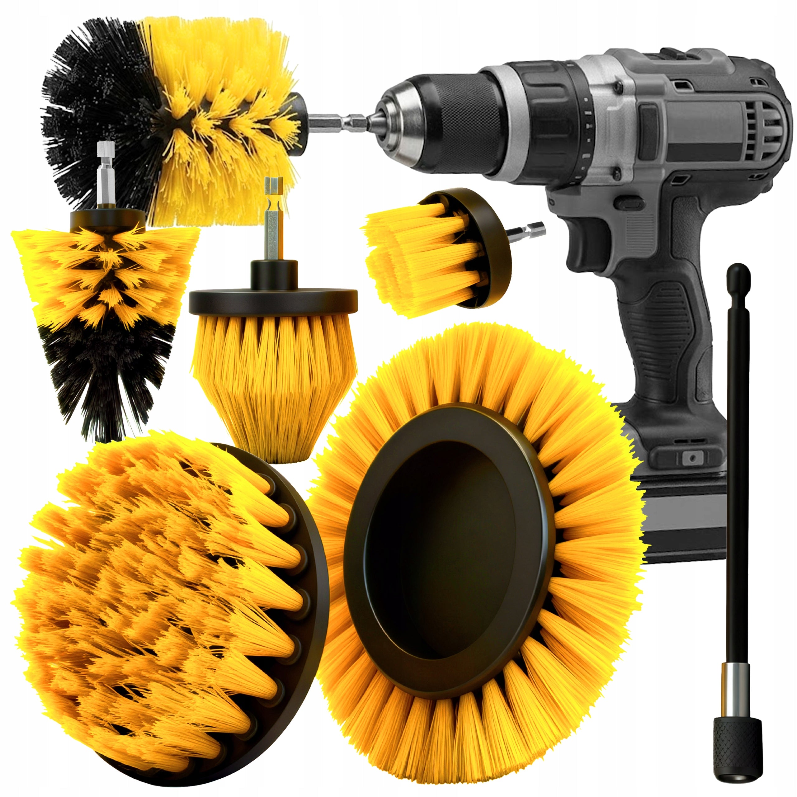 Cleaning Brushes Multi-Purpose for Drill Screwdriver Pads