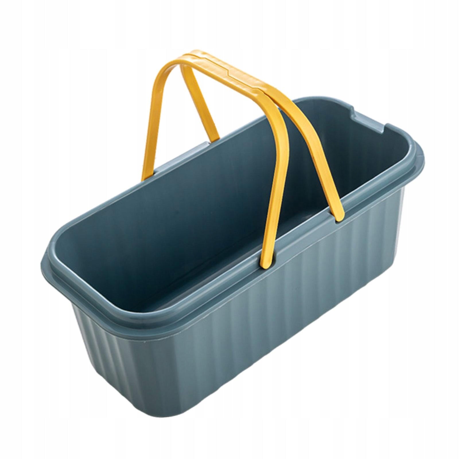 Cleaning Bucket Multipurpose Rectangular Water Bucket Mop Bucket L Blue Brand no brand