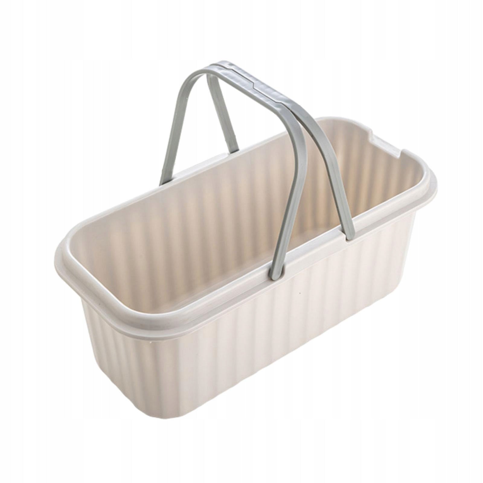 Cleaning Bucket Multipurpose Rectangular Water Bucket Mop Bucket L Gray