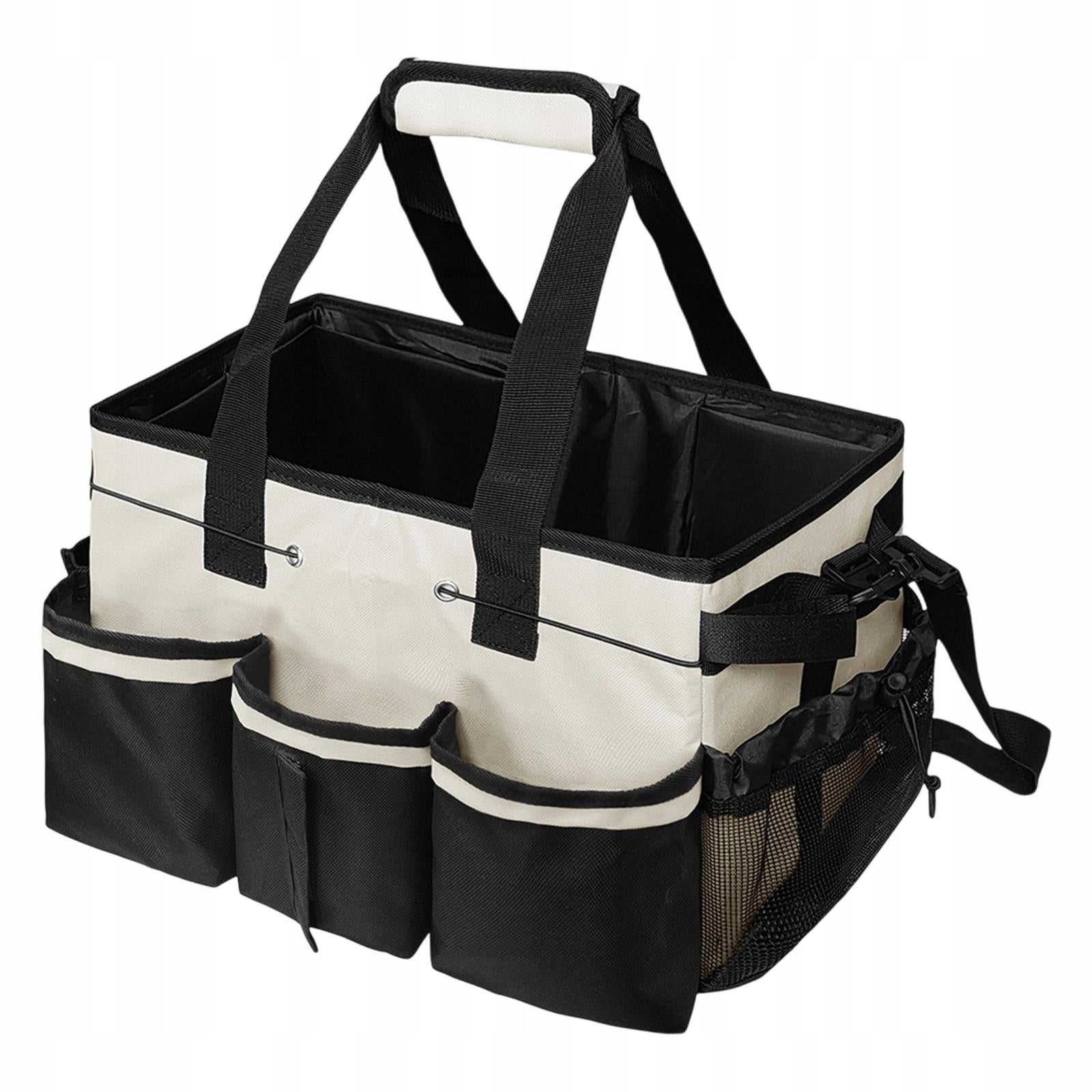 Cleaning Caddy Organizer Bag with Handle Waterproof Accessory White Packaging status original