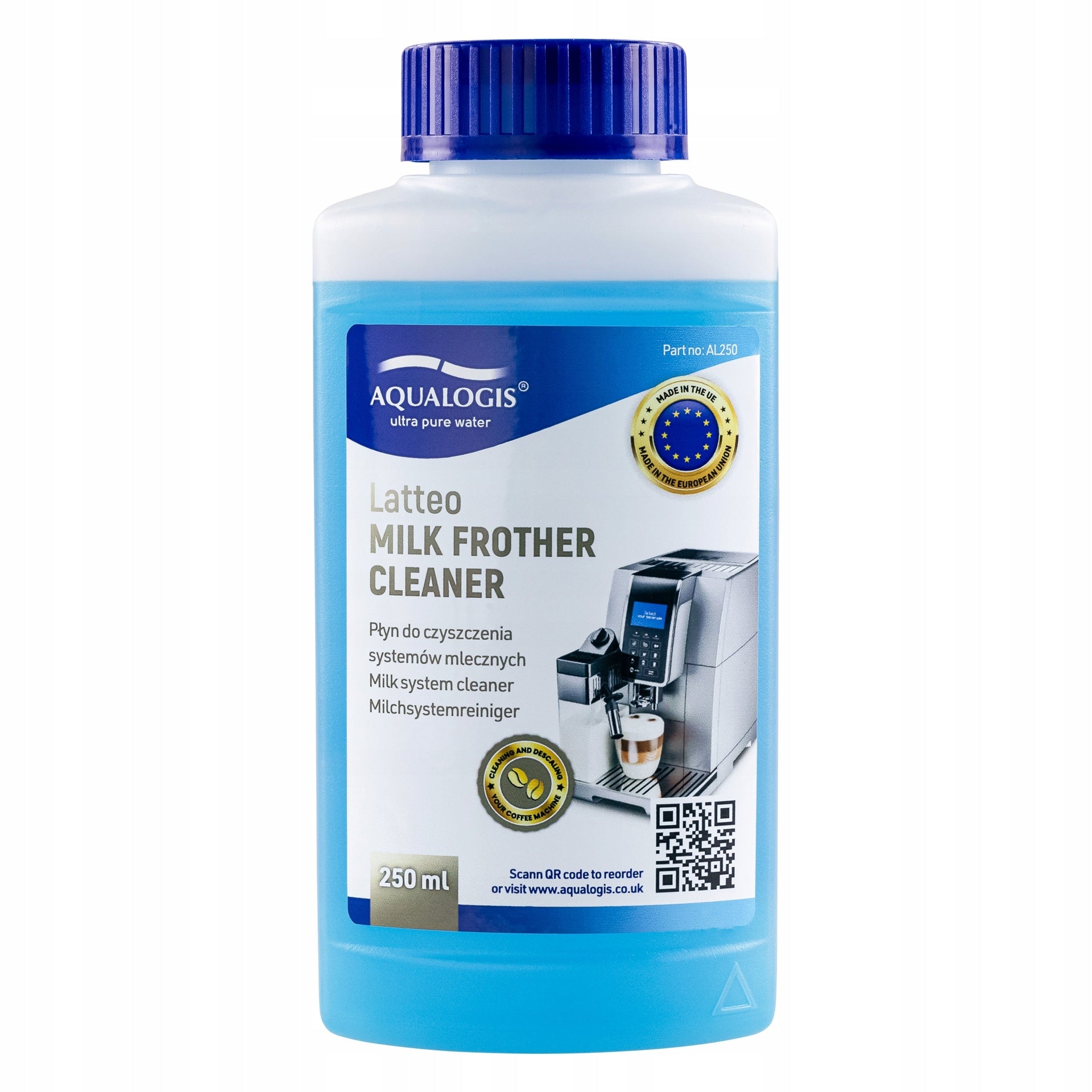 Cleaning Liquid for Milk System in Express - Aqualogis Latteo 250ml