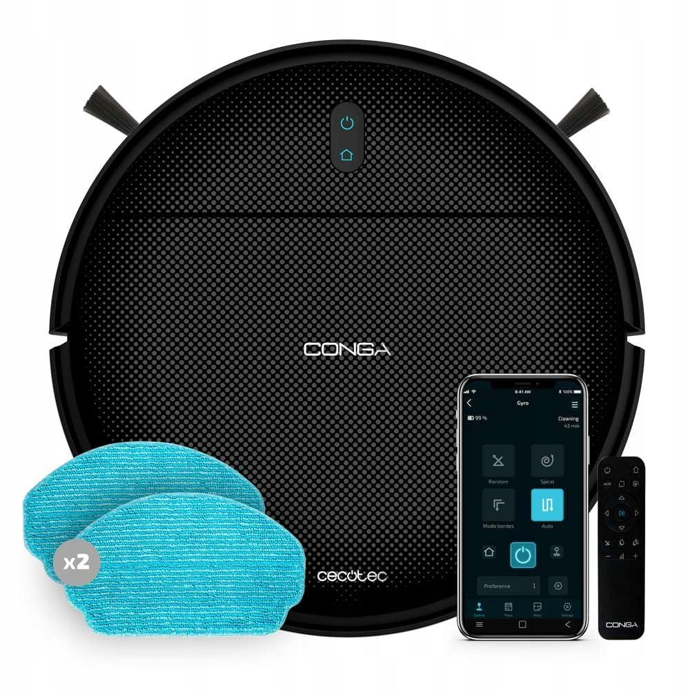 Cleaning Robot Conga 999 Origin X-Treme Cecotec Working Time 120min Black