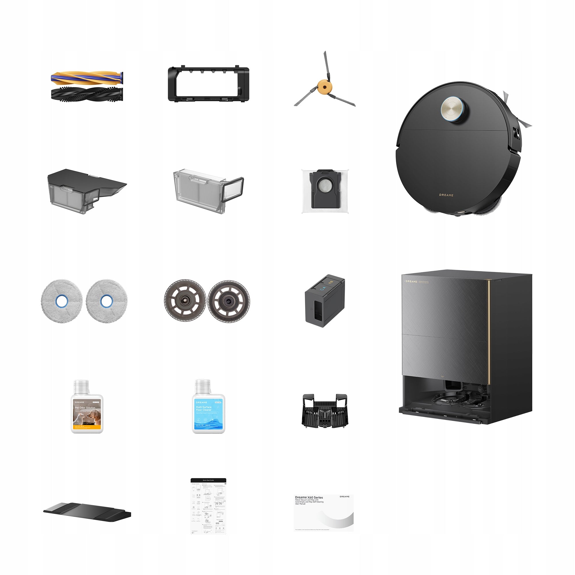 Cleaning Robot Dreame X60 Ultra Mopping Cleaning Station Black Brand Dreame