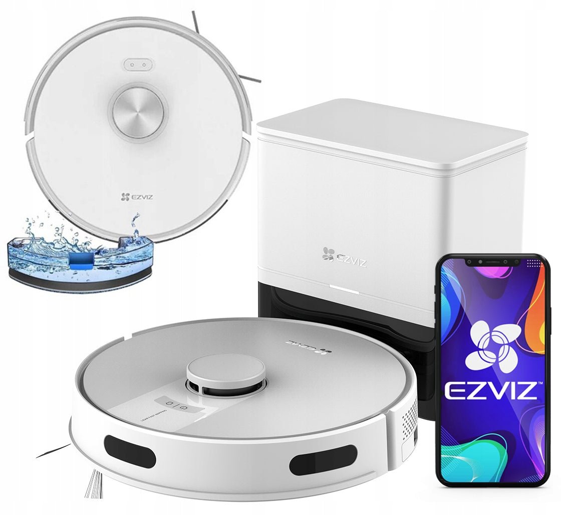 Cleaning Robot Mopping 4000PA EZVIZ RE4C Plus Base Mobile App