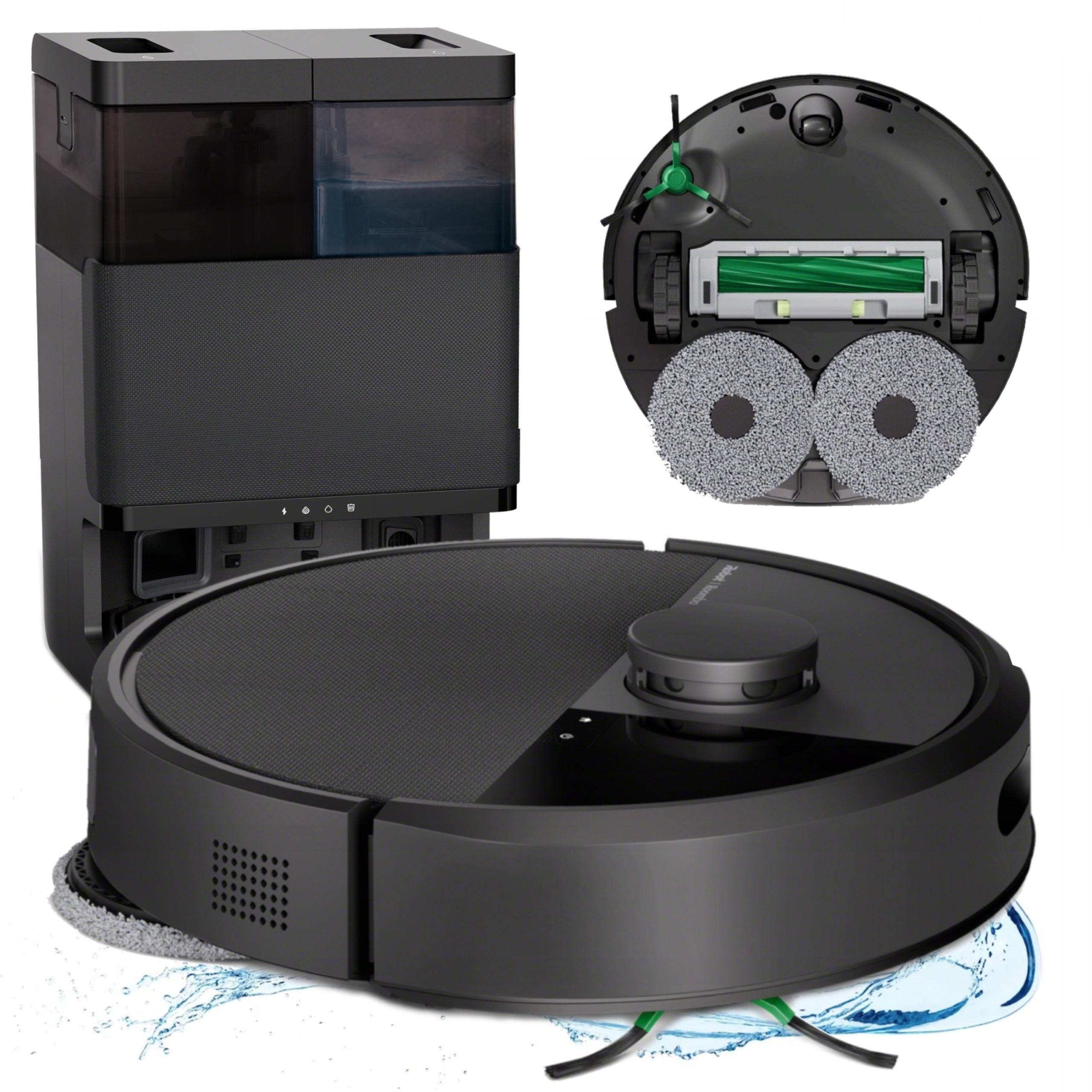 Cleaning Robot Mopping iRobot Roomba Plus 405 Combo + AutoWash Station