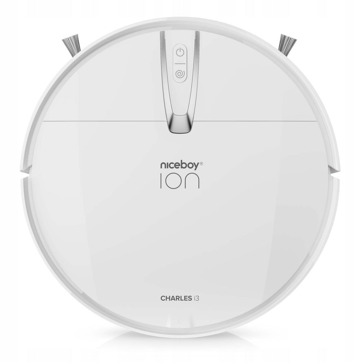 Cleaning Robot Niceboy ION Charles i3 White + Headphones HIVE Pins White Manufacturer code CHARLESI3WH