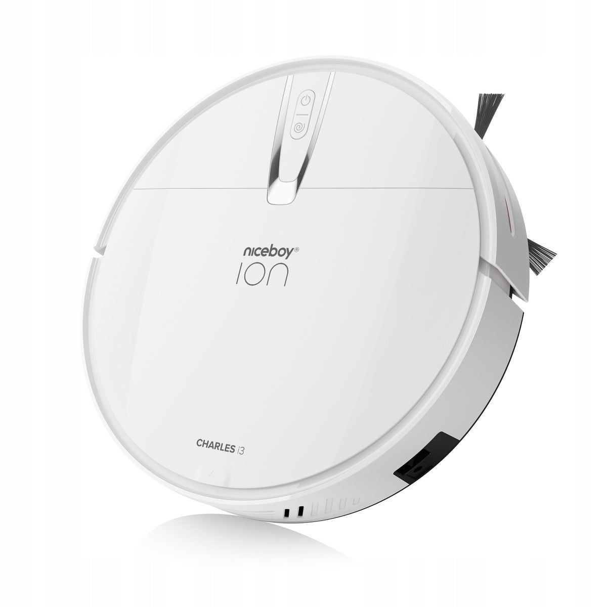 Cleaning Robot Niceboy ION Charles i3 White + Headphones HIVE Pins White Packaging status original