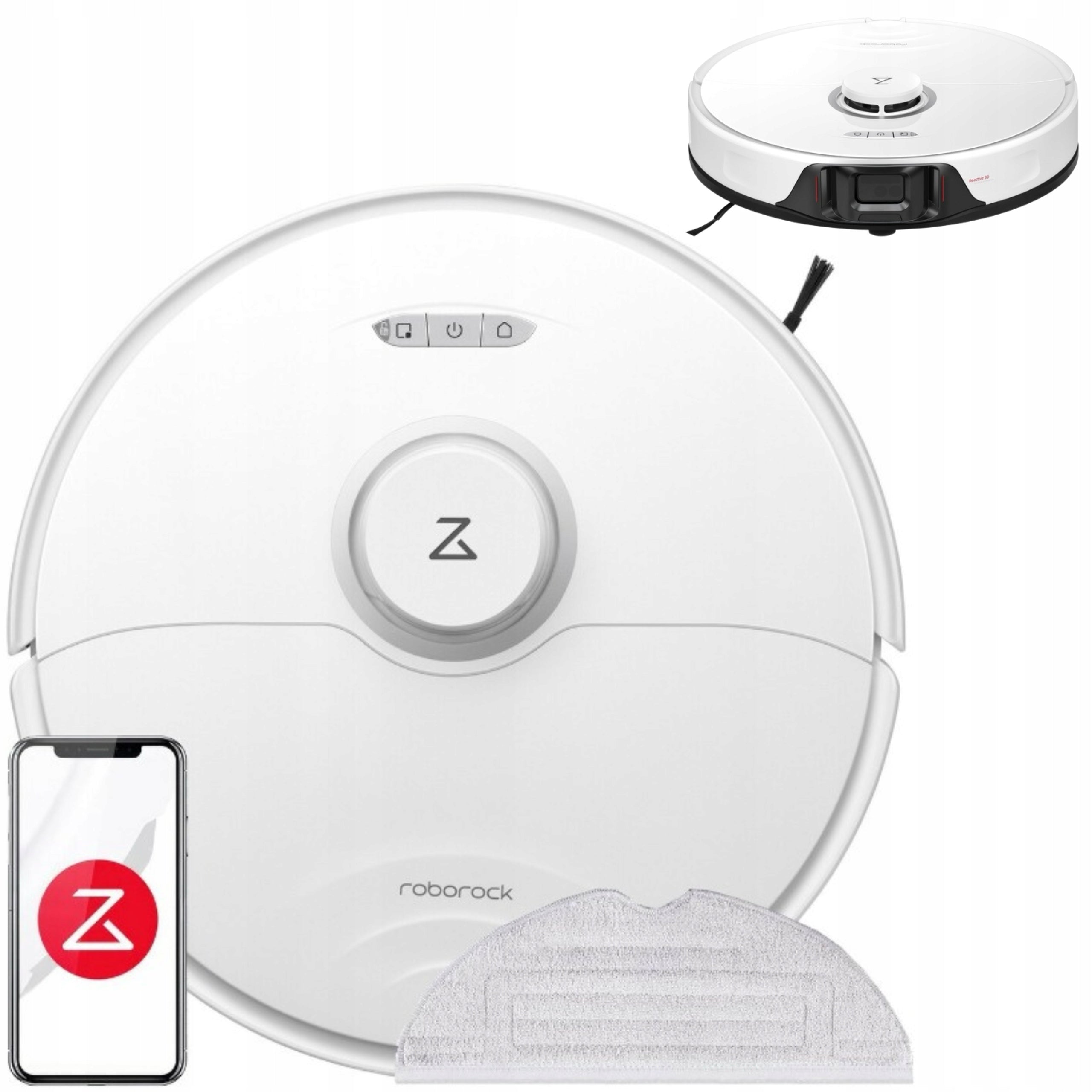 Cleaning Robot Roborock S8 Vacuum Cleaner Automatic Mopping White MOP