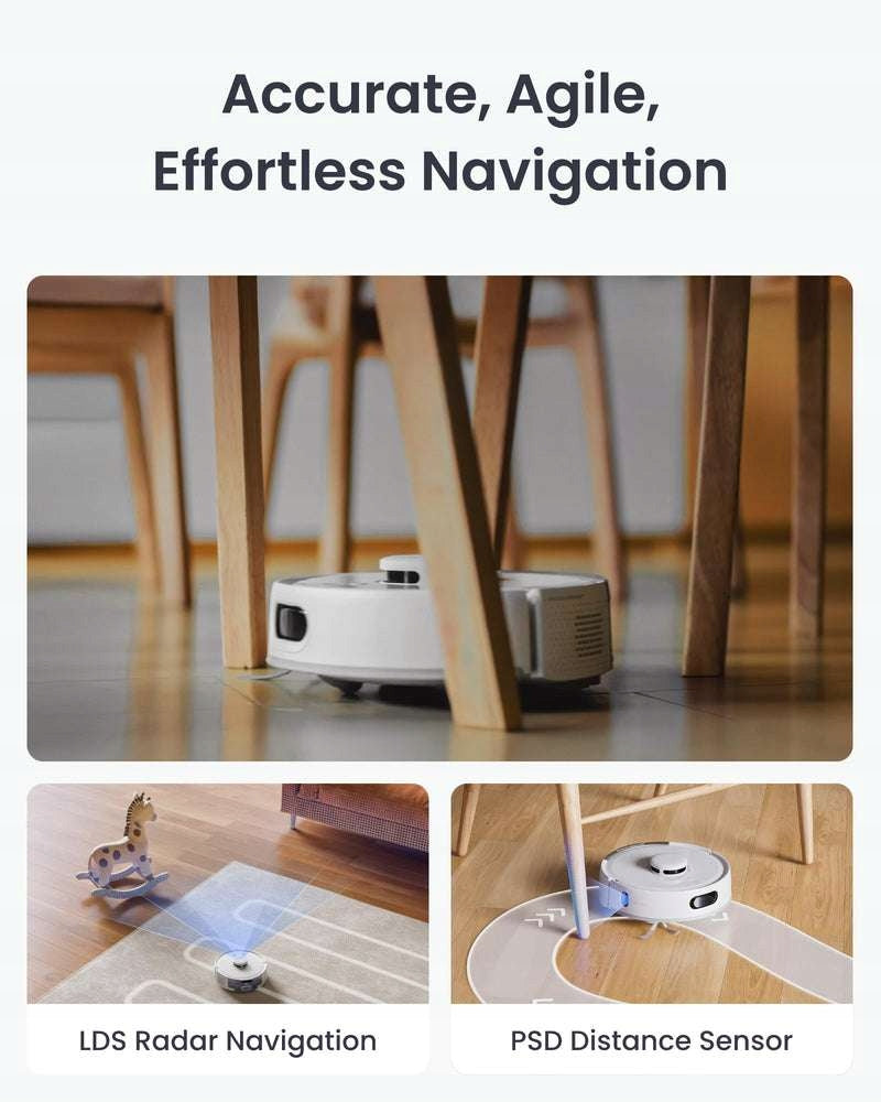 Cleaning Robot SwitchBot K11+ Mop Station 6000 Pa Matter Apple Home Smart Dominant color white
