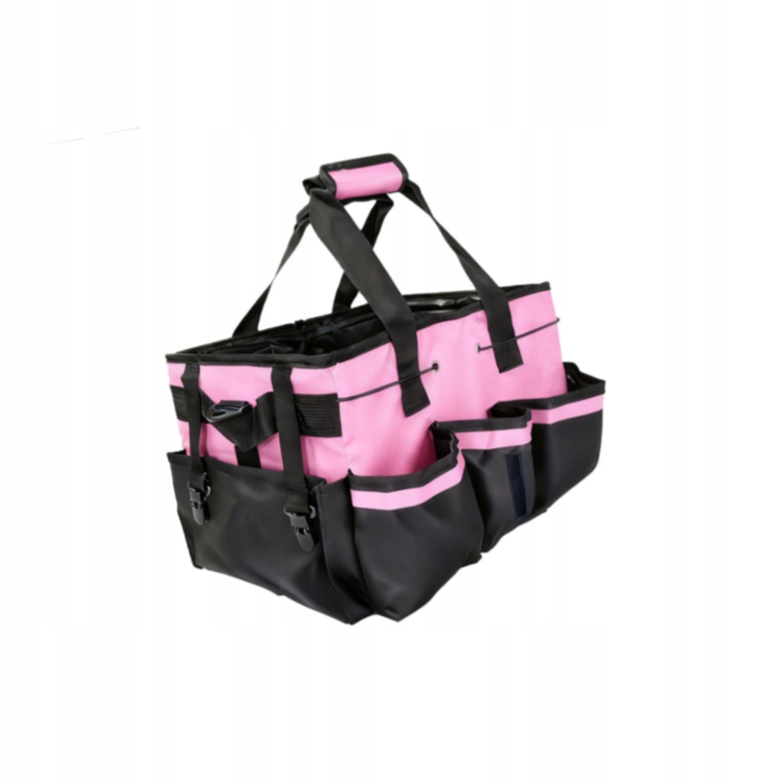 Cleaning Supplies Bag Toolbag with Handles Multipurpose Housekeeping Pink