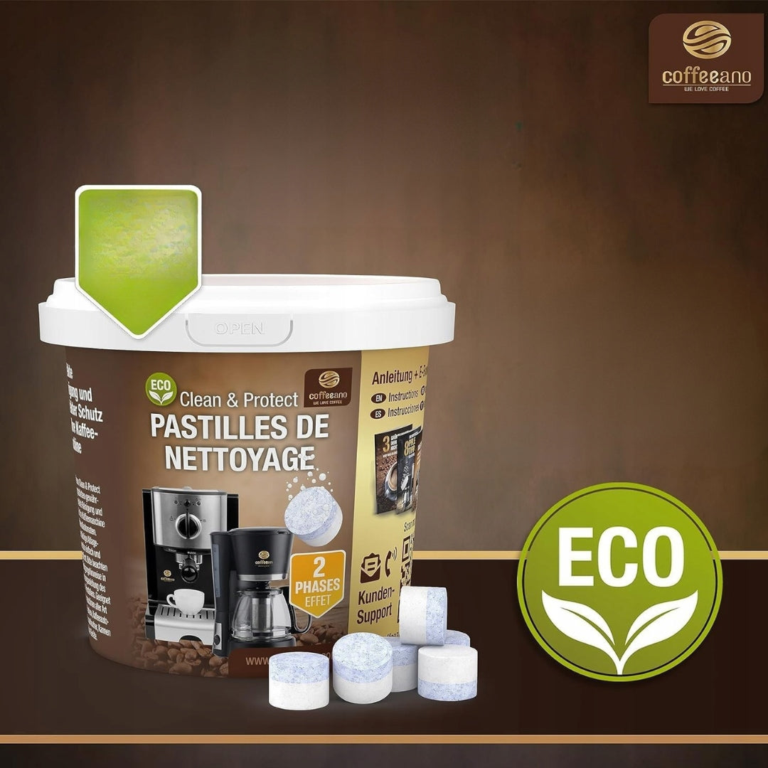 Cleaning TABLETS for Jura Coffeeano 2-Phase 80 Pcs Brand TRS