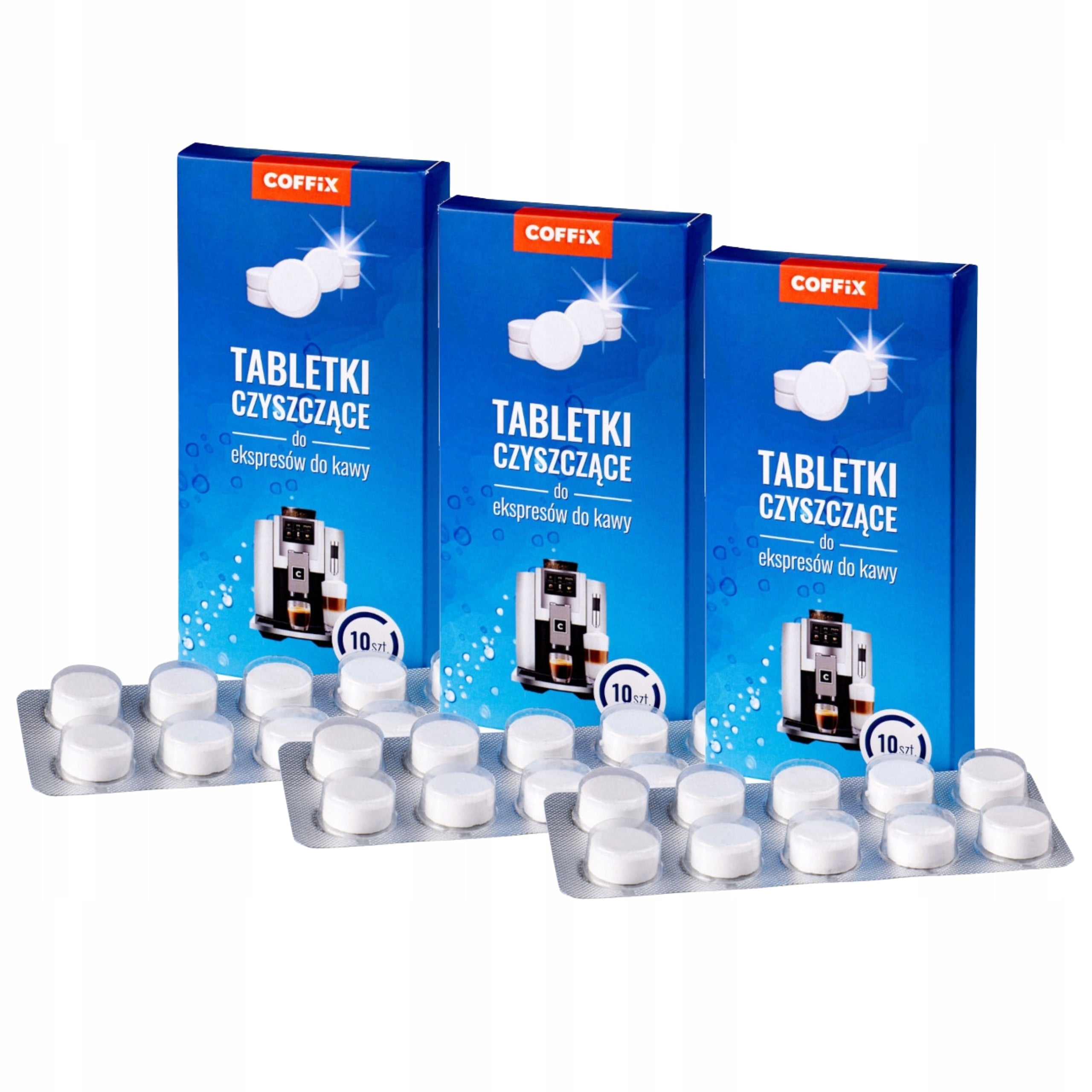 Cleaning Tablets For Expresses 3 Pieces 30 Tablets Universal Coffix