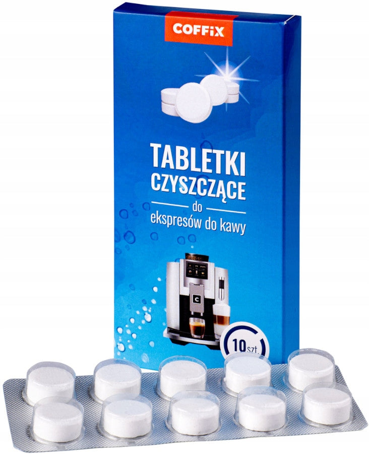 Cleaning Tablets For Expresses 4 Pieces 40 Universal Tablets Coffix Packaging status original