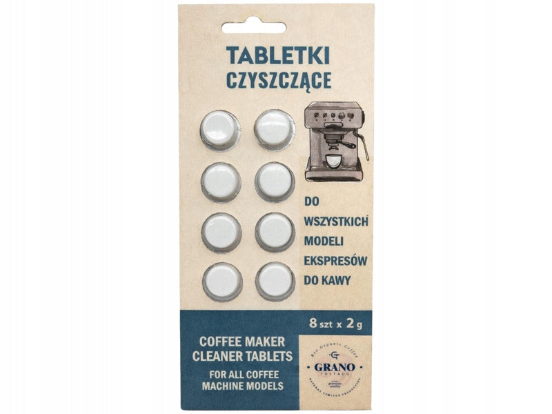 Cleaning Tablets GRANO TOSTADO Universal Blister (8-Pack)