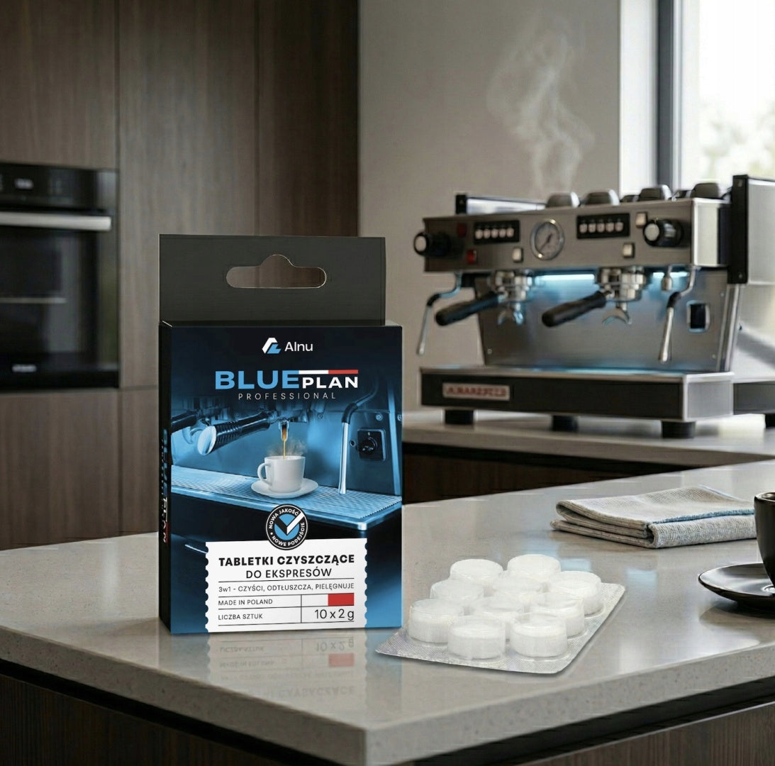 Cleaning Tablets for 3in1 Expresses |BLUEPLAN |Professional |10 Pack x 2G Manufacturer code 5908007907054