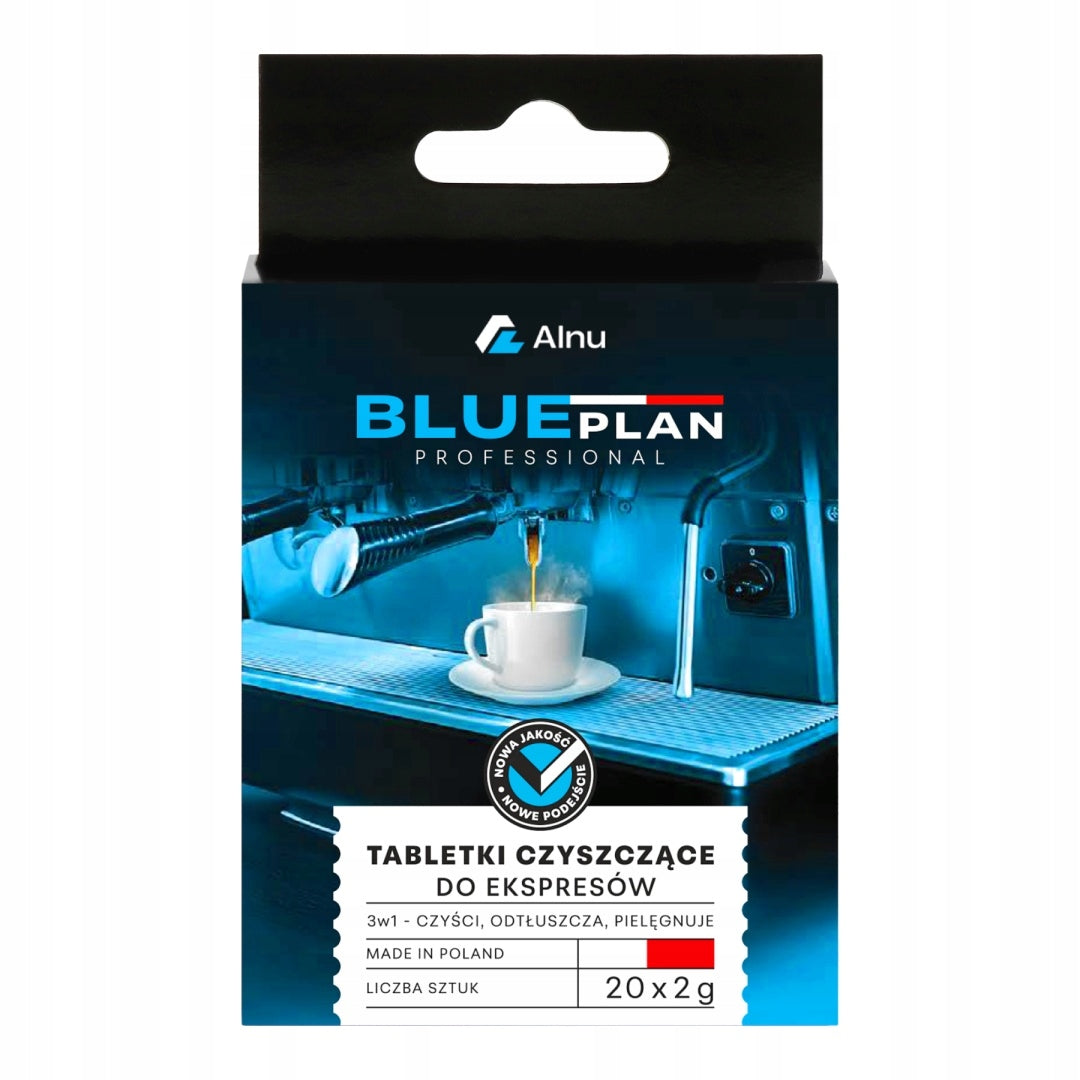 Cleaning Tablets for 3in1 Expresses |BLUEPLAN |Professional |20 pcs x 2G Manufacturer code 5906213587831