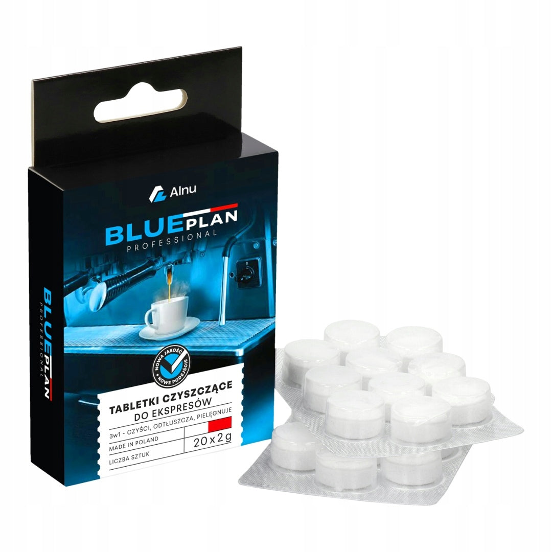 Cleaning Tablets for 3in1 Expresses |BLUEPLAN |Professional |20 pcs x 2G