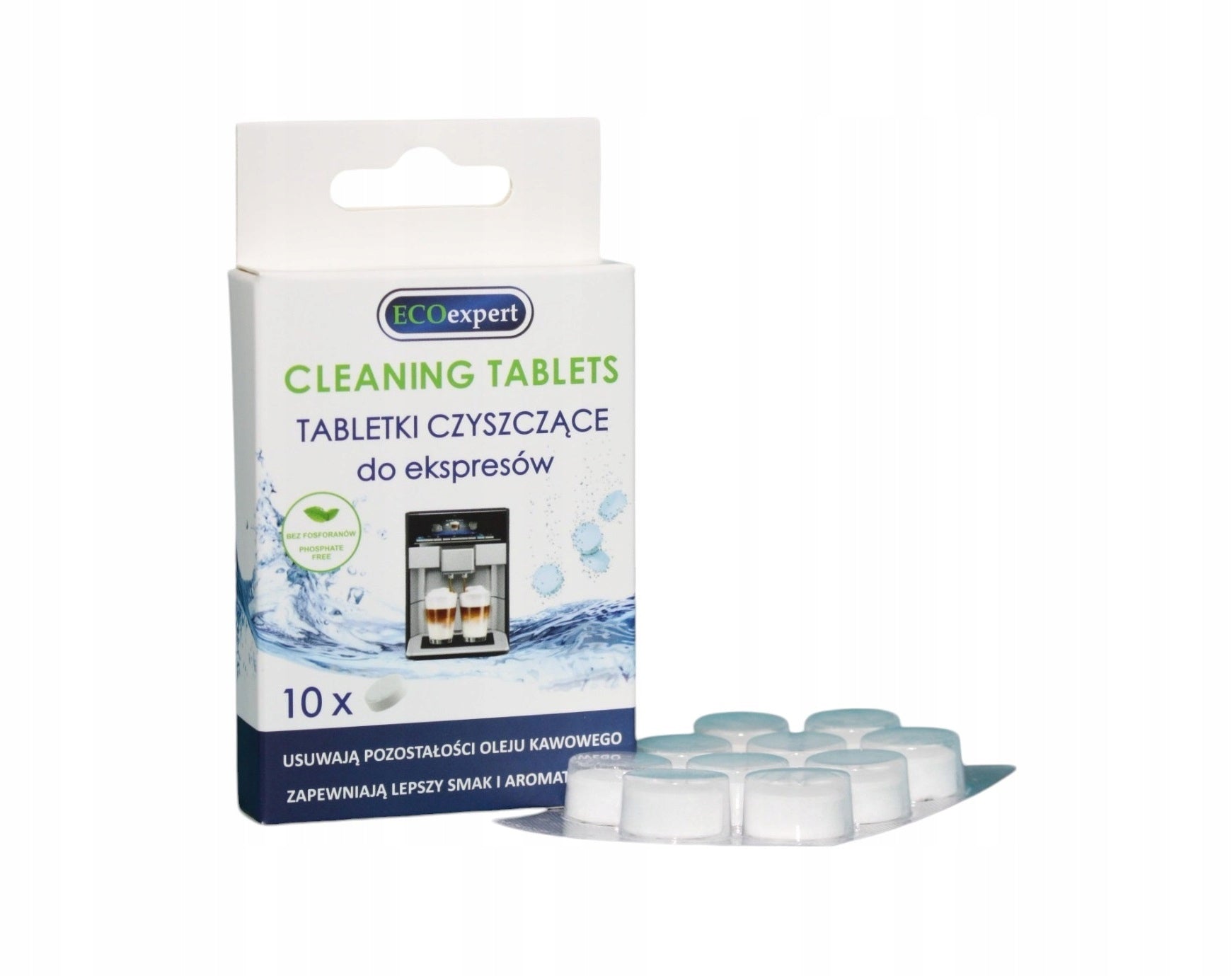 Cleaning Tablets for Express ECOexpert 10 pcs Cleaning Remains of Sediment Packaging status original