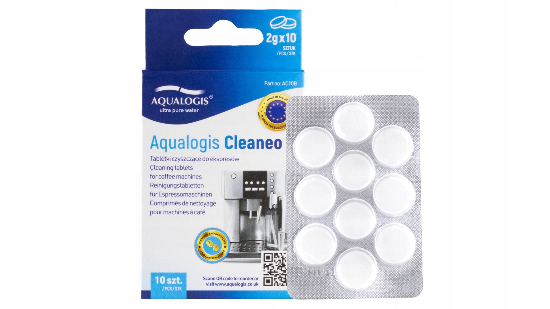 Cleaning Tablets for Saeco Jura Siemens Nivona Machine Replacement 20 Pack Brand Aqualogis