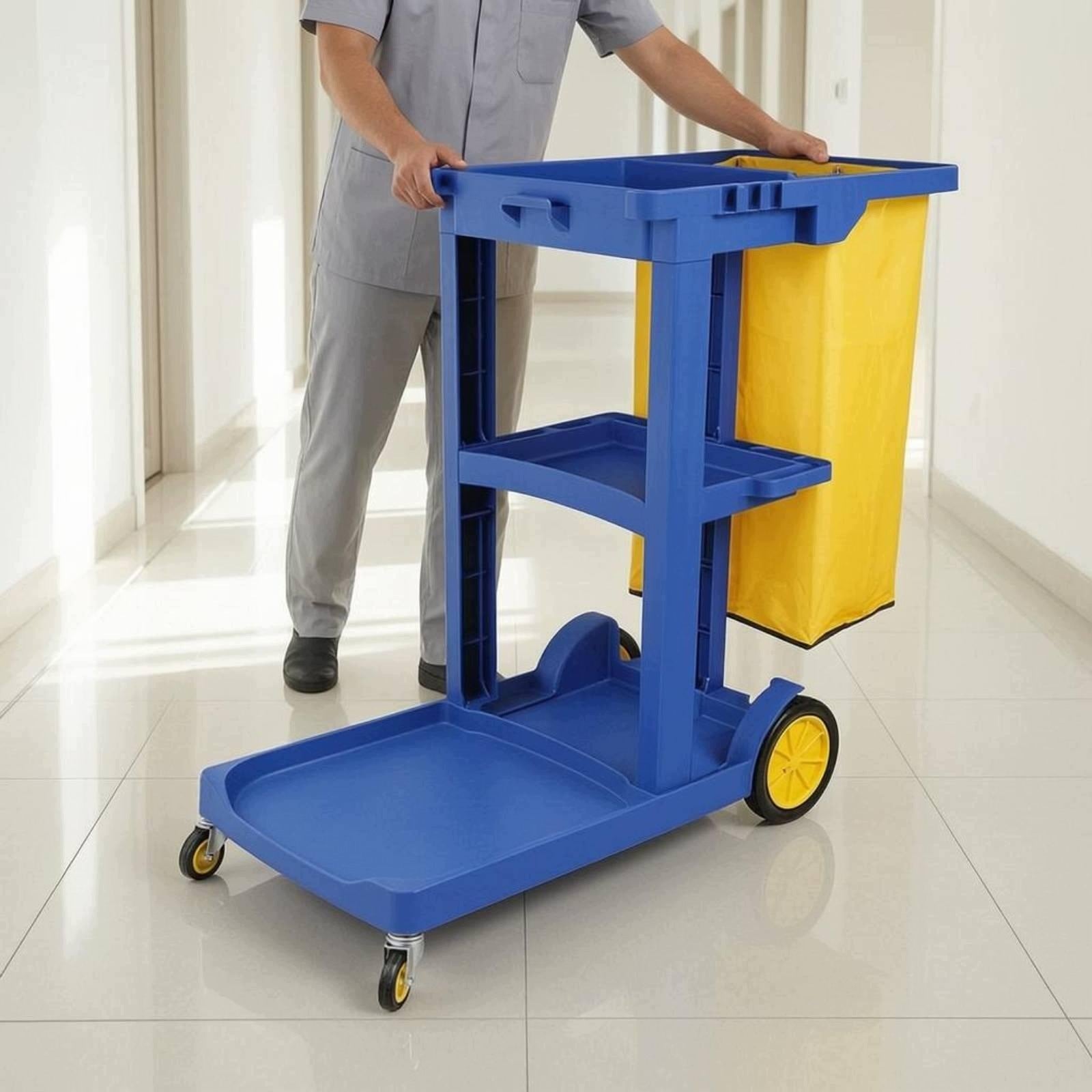 Cleaning Trolley Blue Brand no brand