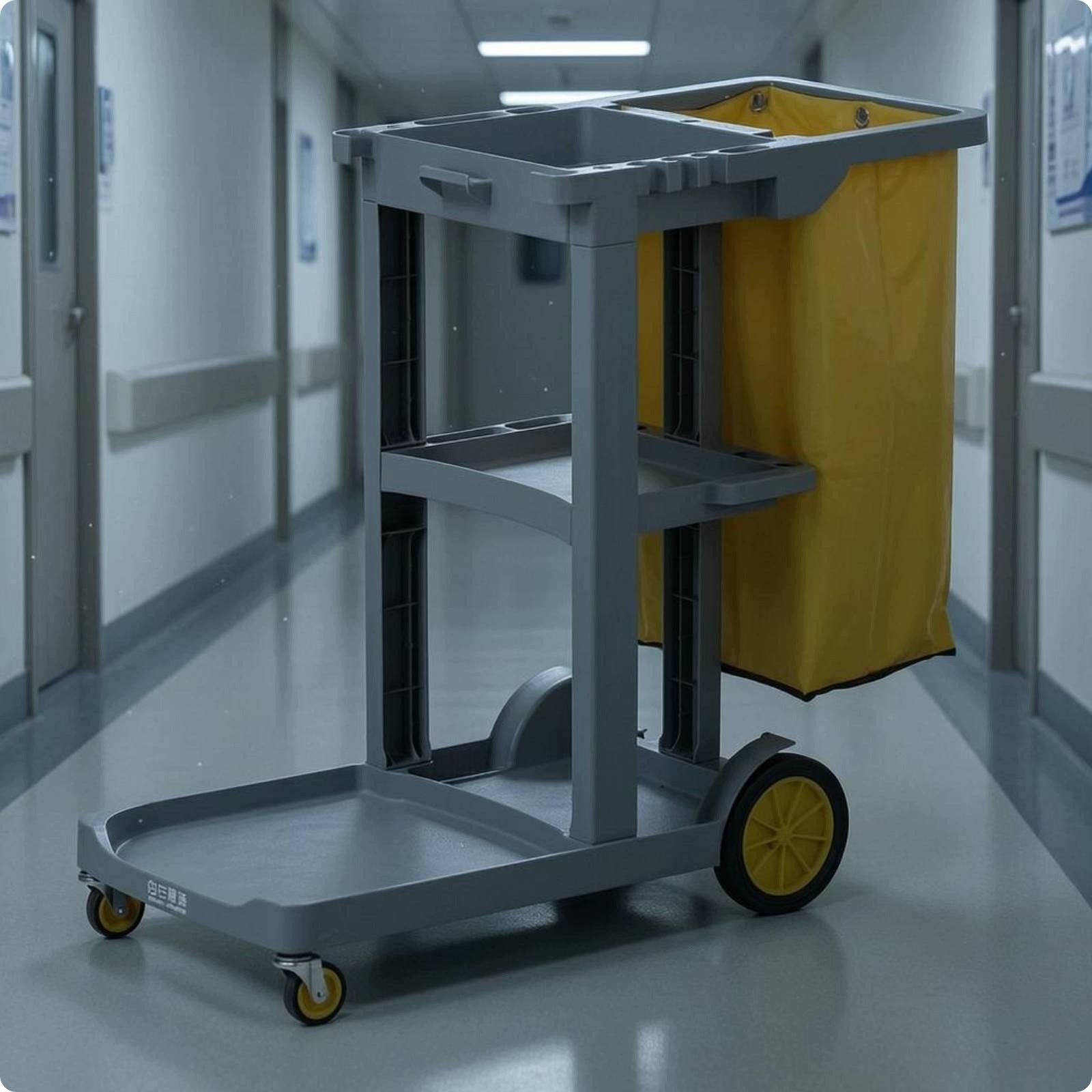 Cleaning Trolley Gray