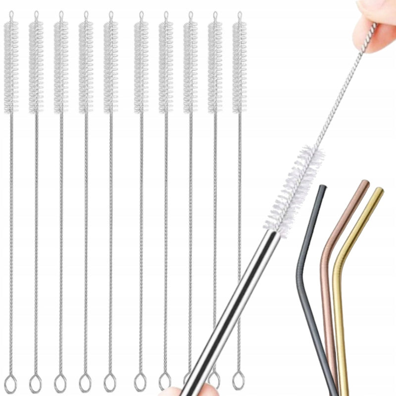 Cleaning Tube Cleaner for Metal Straws Espresso Machines Brush 10 Pcs