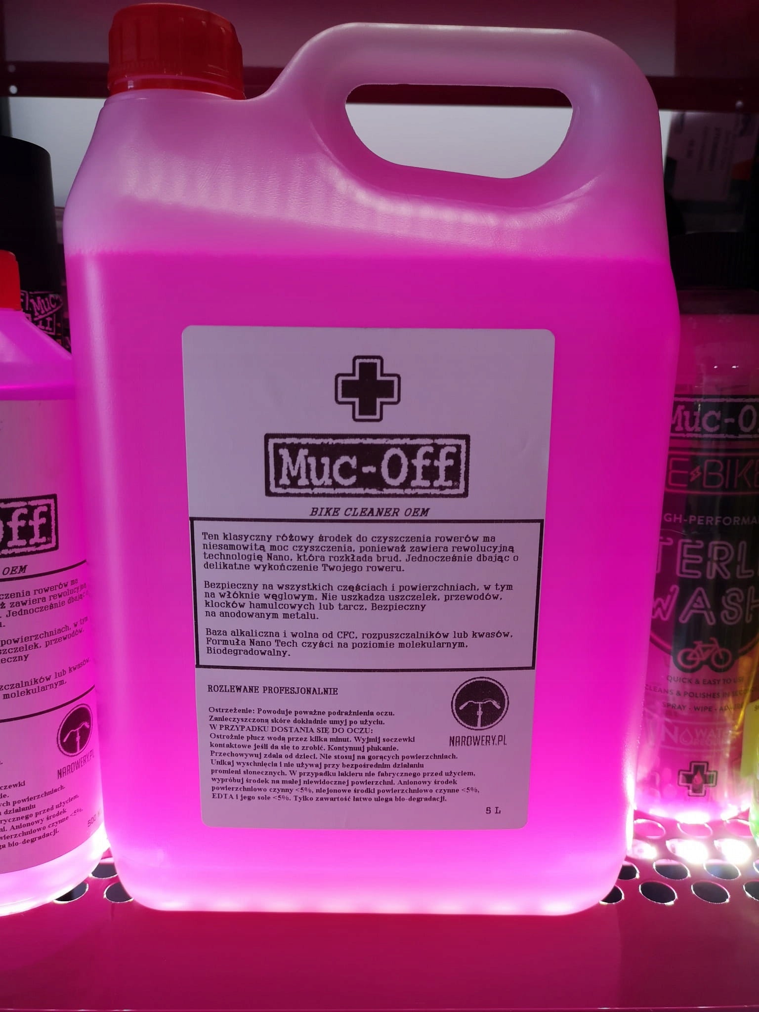 Cleaning agent Muc-Off Bike Cleaner Nano 5l canister Manufacturer code 348