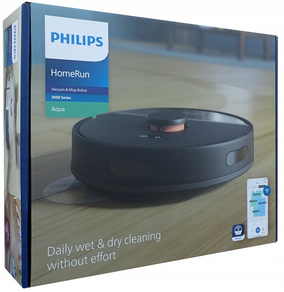 Cleaning and mopping robot Mop Philips XU3000/02 Aqua 3000 200min Work Packaging status original