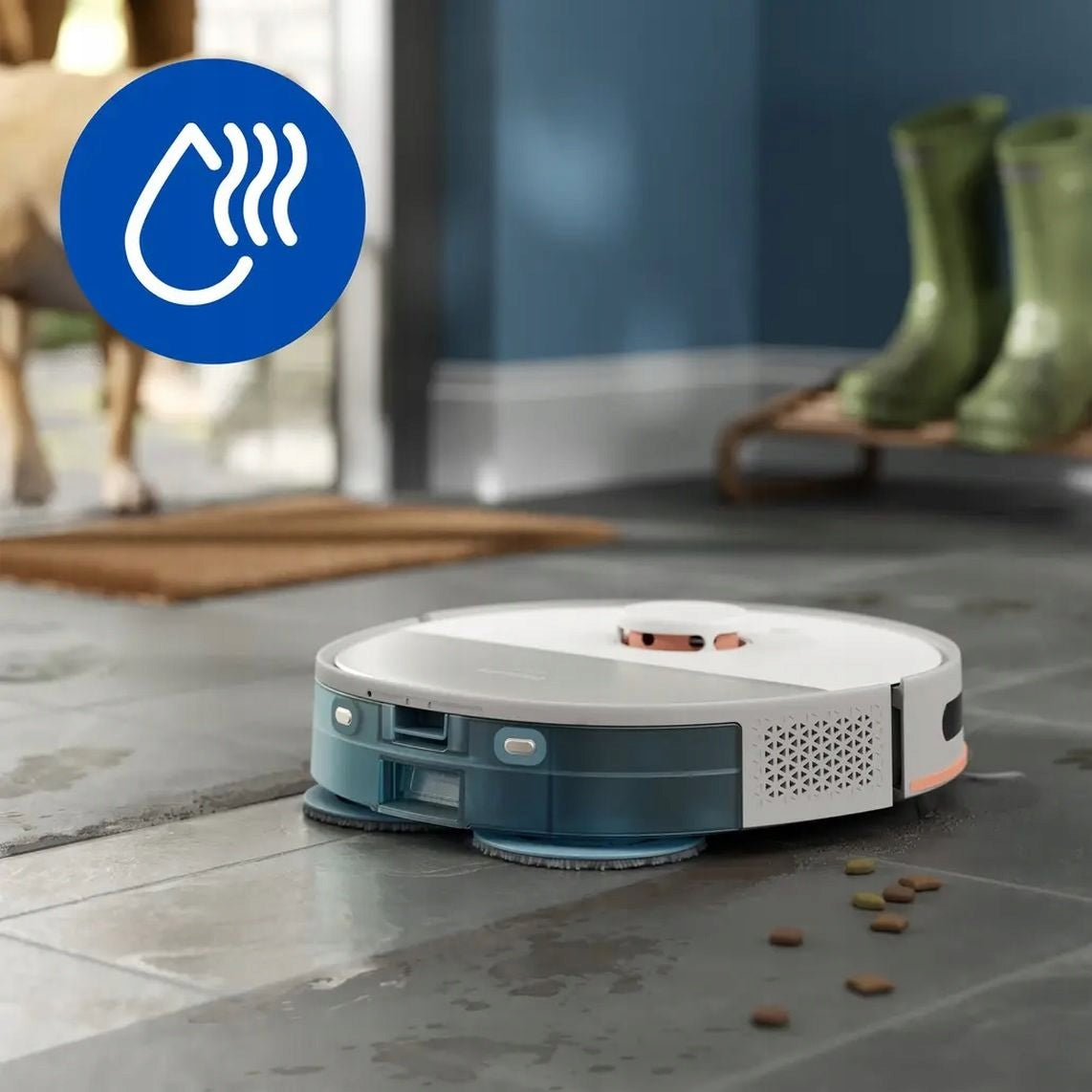 Cleaning and mopping robot Series 5000 Philips Aqua beige XU5100/20 Dominant color beige