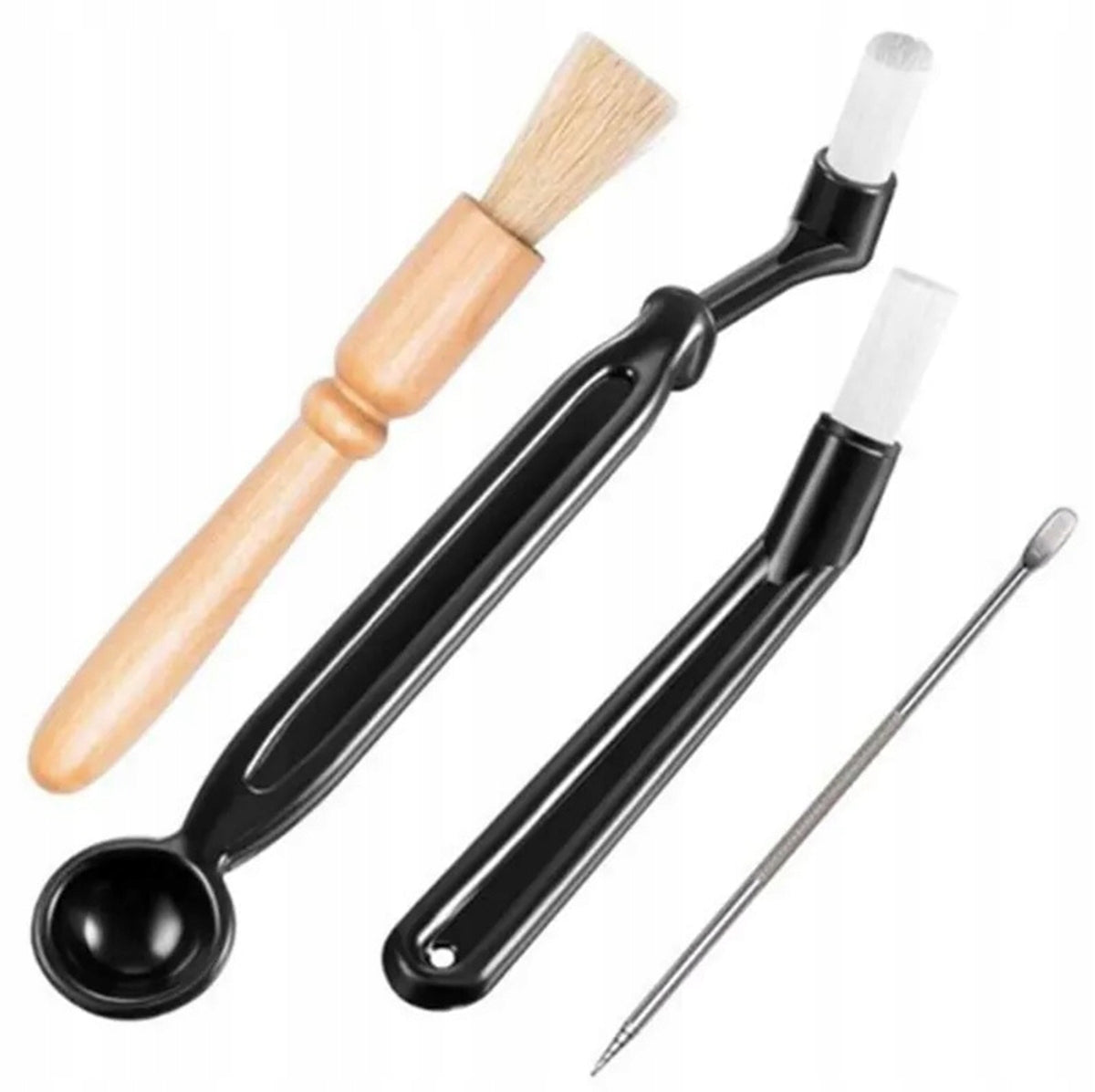 Cleaning brush for coffee machine Aptel set of 3 pcs. + teaspoon