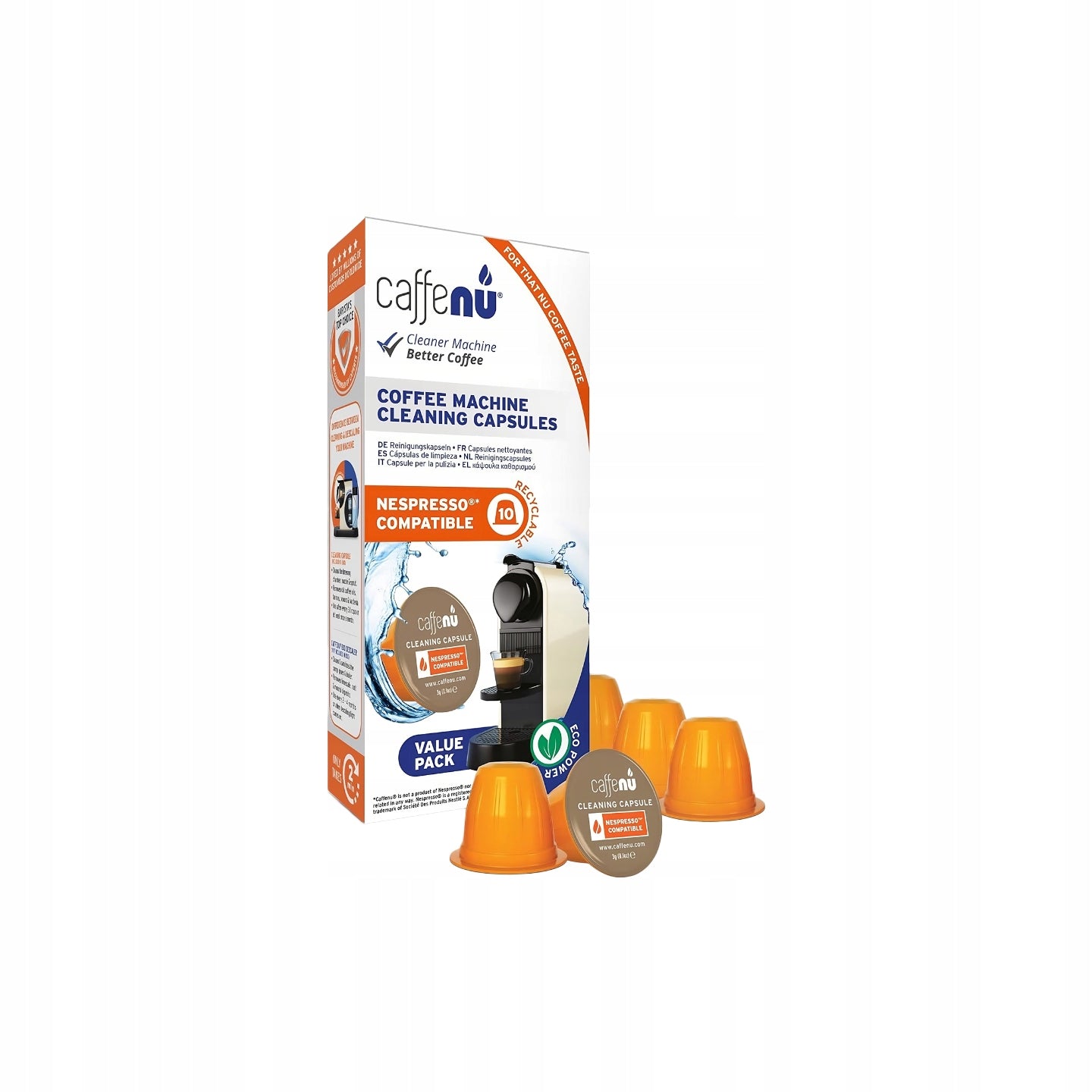 Cleaning capsules Caffenu, 10 pcs. EAN (GTIN) 6009910217328