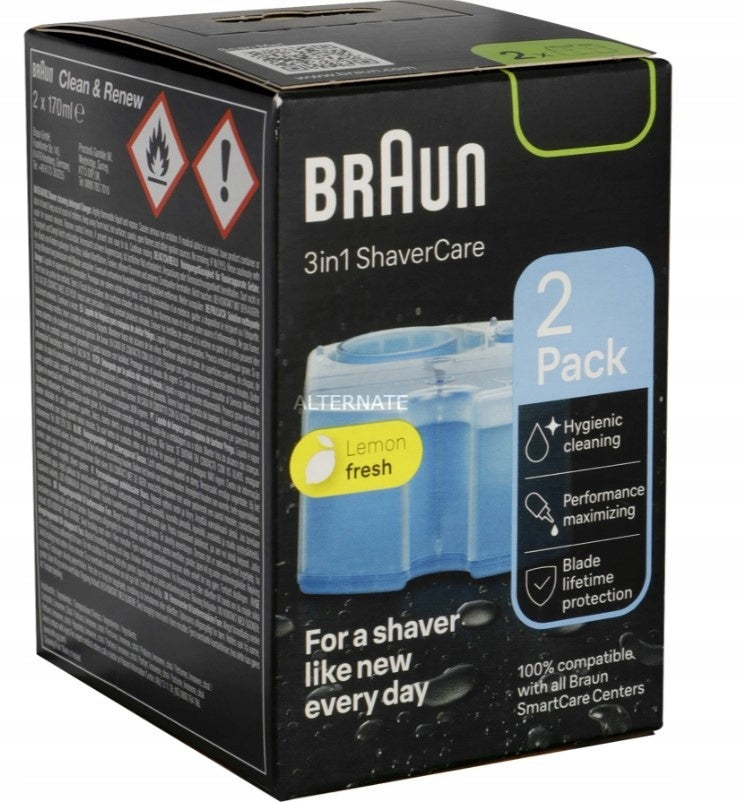 Cleaning cartridge BRAUN for shaver 2 pack Brand Braun