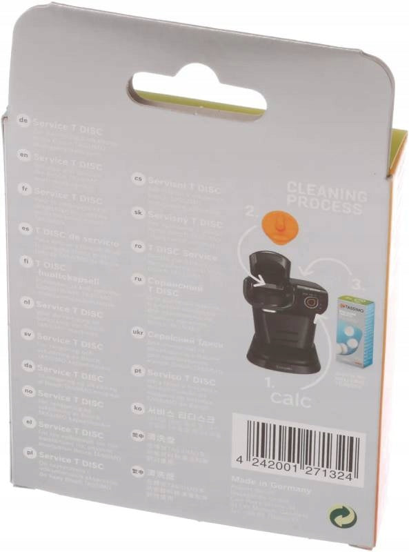Cleaning disc Bosch T Disc 17001491 for Tassimo Orange Packaging status original
