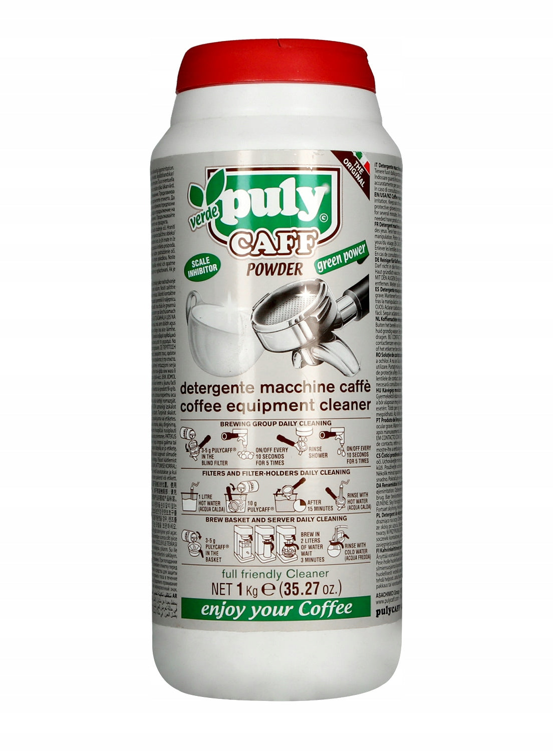 Cleaning powder PULY CAFF Plus Powder VERDE 1000 g