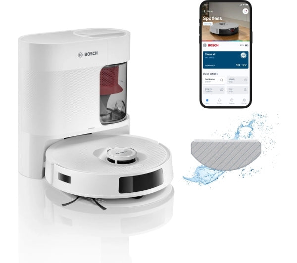 Cleaning robot Bosch Spotless Advanced+ BCRD2W Mopping Map creation