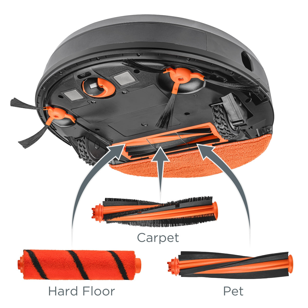 Cleaning robot Concept VR3115 black Manufacturer code 8595631028698