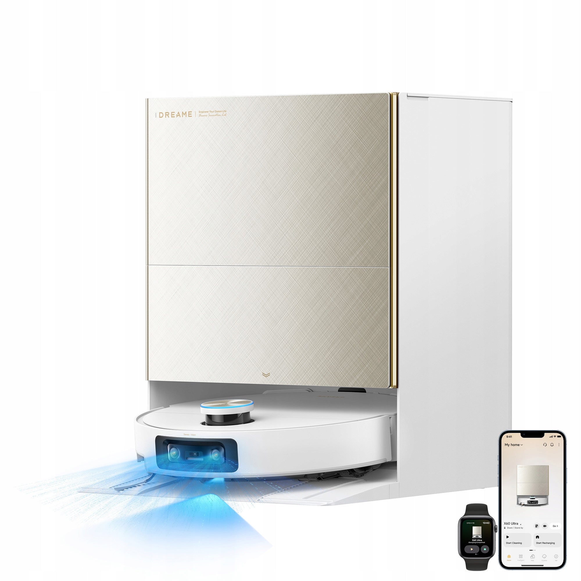 Cleaning robot Dreame X60 Ultra white